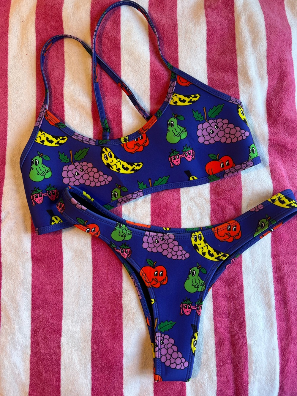 HOAKA X PONY Rotten Fruit Neoprene Bikini